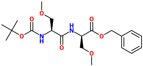 (image for) MC004476 Benzyl (2R)-2-[(2S)-2-{[tert-butoxycarbonyl]amino}-3-methoxypropanamido]-3-methoxypropanoate